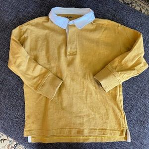 ⭐️ EUC Old Navy Mustard Long-Sleeve Rugby Polo Shirt for Boys, XS/5